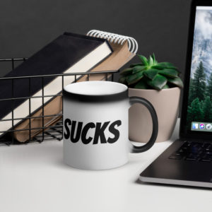 JR's Black Matte Magic Mug